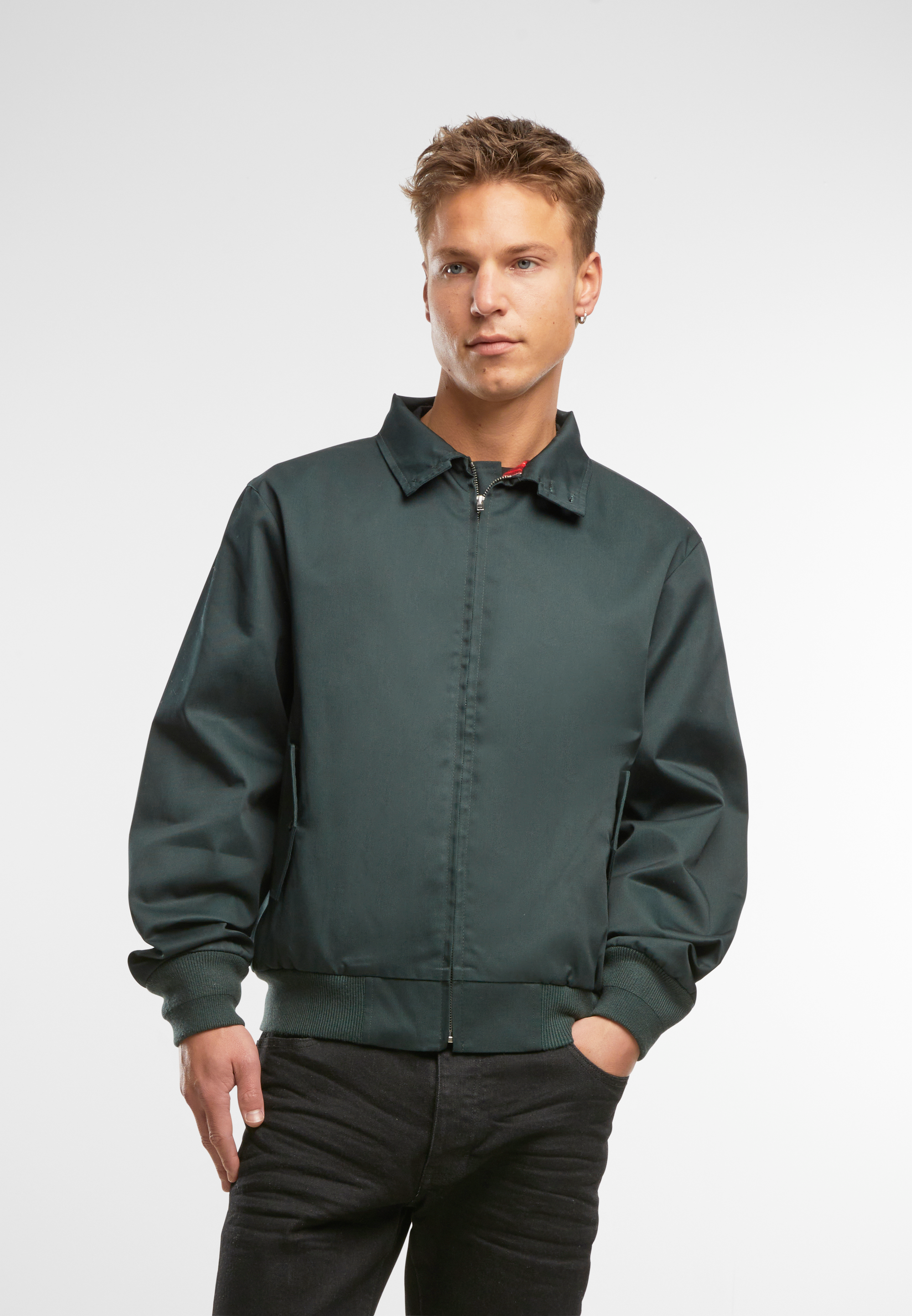 Lord Canterbury - Harrington Jacke (navy / schwarz / bordeaux)